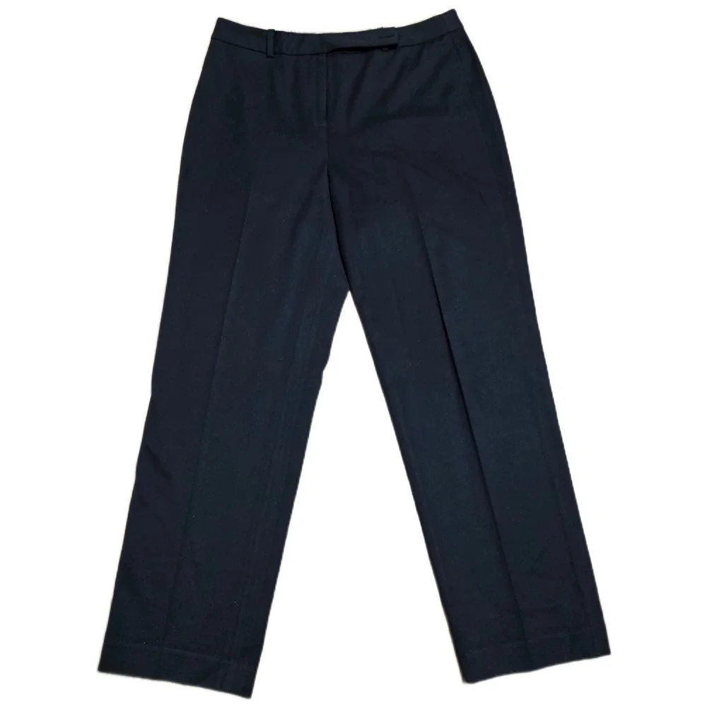Vintage Talbots Stretch Dress Pants‎ Women's Size 10 Black Straight Leg